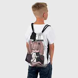 Рюкзак-мешок MONOKUMA JUNKO, цвет: 3D-принт — фото 2