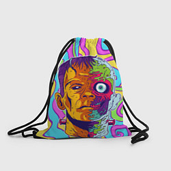 Рюкзак-мешок Психоделический Франкенштейн, цвет: 3D-принт