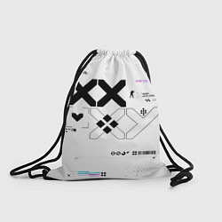 Рюкзак-мешок Desert Eagle: Printstream White, цвет: 3D-принт