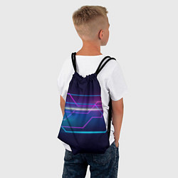Рюкзак-мешок Лазерные лучи, цвет: 3D-принт — фото 2