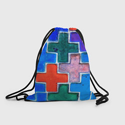 Рюкзак-мешок Крестик, цвет: 3D-принт