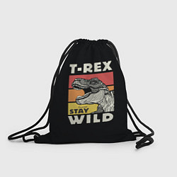 Рюкзак-мешок T-rex Wild, цвет: 3D-принт