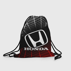 Рюкзак-мешок HONDA ХОНДА СЕТКА, цвет: 3D-принт