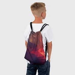 Рюкзак-мешок Лавовый вектор, цвет: 3D-принт — фото 2