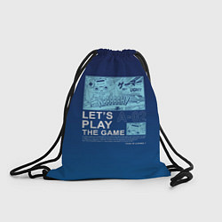Рюкзак-мешок LETS PLAY THE GAME ГЕЙМЕР, цвет: 3D-принт