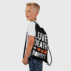 Рюкзак-мешок Love Death Robots, цвет: 3D-принт — фото 2