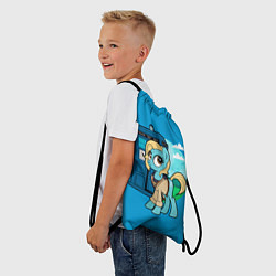 Рюкзак-мешок Пони х Доктор Кто, цвет: 3D-принт — фото 2