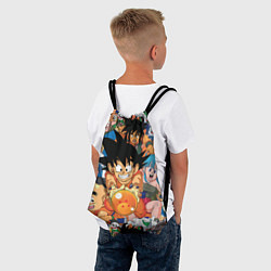 Рюкзак-мешок Dragon Ball главные герои, цвет: 3D-принт — фото 2