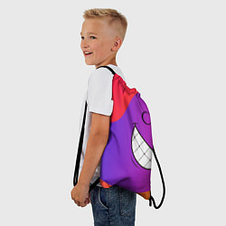 Рюкзак-мешок Градиент призрак, цвет: 3D-принт — фото 2