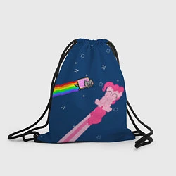 Рюкзак-мешок Nyan cat x Pony, цвет: 3D-принт