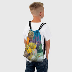 Рюкзак-мешок Морской мир, цвет: 3D-принт — фото 2