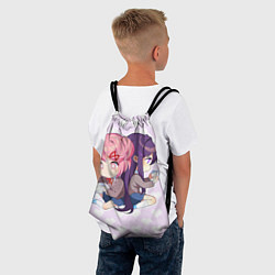 Рюкзак-мешок Chibi Natsuki and Yuri, цвет: 3D-принт — фото 2