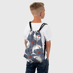 Рюкзак-мешок Акулы, цвет: 3D-принт — фото 2