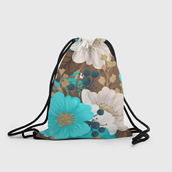 Рюкзак-мешок Красивые цвеТы, цвет: 3D-принт