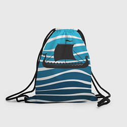 Рюкзак-мешок Корабль, цвет: 3D-принт