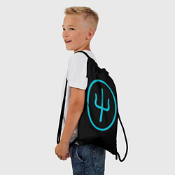 Рюкзак-мешок Scaled And Icy Logo, цвет: 3D-принт — фото 2