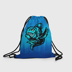 Рюкзак-мешок Пиранья, цвет: 3D-принт