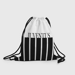 Рюкзак-мешок Juventus Tee Black and White 202122, цвет: 3D-принт