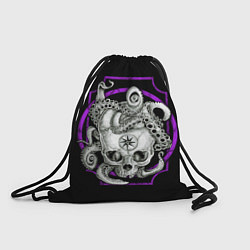 Рюкзак-мешок Череп и Осьминог, цвет: 3D-принт
