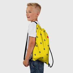 Рюкзак-мешок Техно горошек, цвет: 3D-принт — фото 2