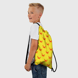 Рюкзак-мешок Крабы, цвет: 3D-принт — фото 2