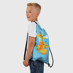 Рюкзак-мешок Пикачу в лимонаде, цвет: 3D-принт — фото 2