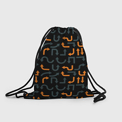 Рюкзак-мешок Стрелки Направления, цвет: 3D-принт