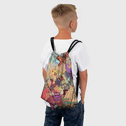Рюкзак-мешок MONSTER WAR СЮРРЕАЛИЗМ, цвет: 3D-принт — фото 2