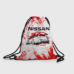 Рюкзак-мешок Nissan, цвет: 3D-принт