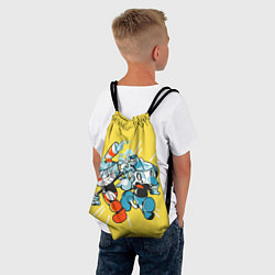 Рюкзак-мешок Cuphead bros, цвет: 3D-принт — фото 2