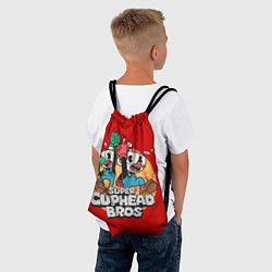 Рюкзак-мешок Super Cuphead Bros, цвет: 3D-принт — фото 2