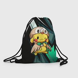 Рюкзак-мешок Пикачу в костюме совы, цвет: 3D-принт