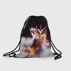 Рюкзак-мешок Лиса с рогами, цвет: 3D-принт