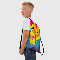 Рюкзак-мешок Уставший Пикачу, цвет: 3D-принт — фото 2