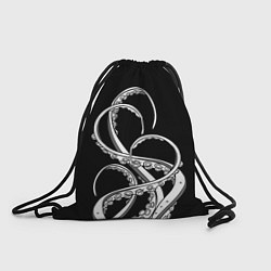 Рюкзак-мешок Octopus Black and White, цвет: 3D-принт