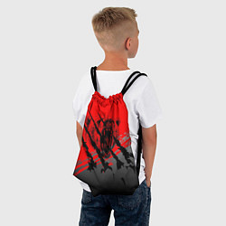 Рюкзак-мешок Славянские символы, цвет: 3D-принт — фото 2