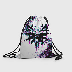 Рюкзак-мешок THE WITCHER GLITCH ГЛИТЧ, цвет: 3D-принт
