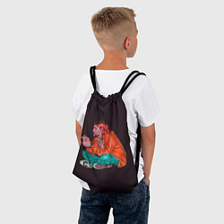 Рюкзак-мешок Sad Kurt, цвет: 3D-принт — фото 2