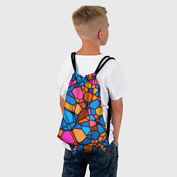 Рюкзак-мешок Mosaic, цвет: 3D-принт — фото 2
