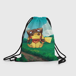 Рюкзак-мешок Пикачу летчик, цвет: 3D-принт