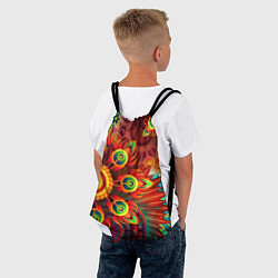 Рюкзак-мешок Тропики, цвет: 3D-принт — фото 2
