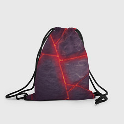 Рюкзак-мешок ЛАВА ПОД ПЛИТОЙ, цвет: 3D-принт