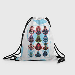Рюкзак-мешок Команда Эффекта массы, цвет: 3D-принт