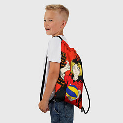 Рюкзак-мешок Кенма Козуме, Haikyuu, цвет: 3D-принт — фото 2