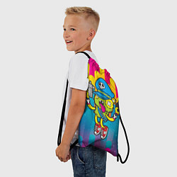 Рюкзак-мешок Crazy Bomberman, цвет: 3D-принт — фото 2