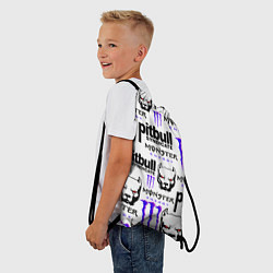 Рюкзак-мешок PITBULL SYNDICATE X MONSTER, цвет: 3D-принт — фото 2