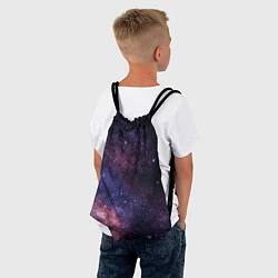 Рюкзак-мешок Звёздное небо, цвет: 3D-принт — фото 2