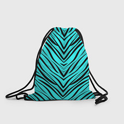 Рюкзак-мешок Абстратный полосатый узор, цвет: 3D-принт