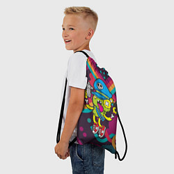 Рюкзак-мешок Crazy Bomberman, цвет: 3D-принт — фото 2