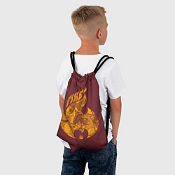 Рюкзак-мешок Покемоны огня, цвет: 3D-принт — фото 2
